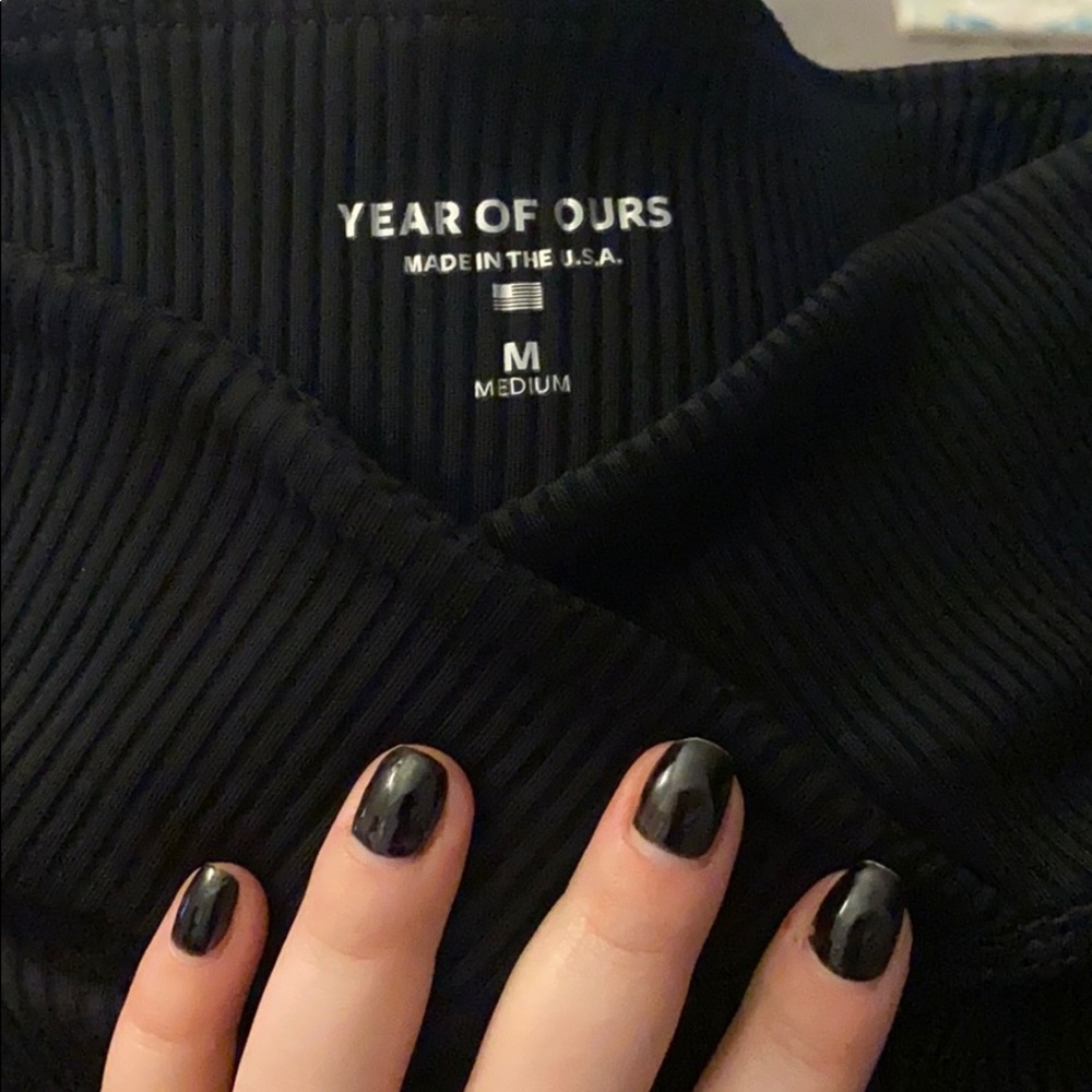 Carbon38 Year of Ours v-waist ribbed legging - Picture 7 of 8